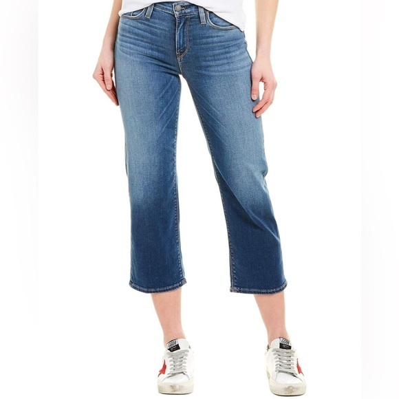 HUDSON JEANS - Stella Midrise Crop Straight 5 Pocket Jean - NEW - Picture 1 of 3